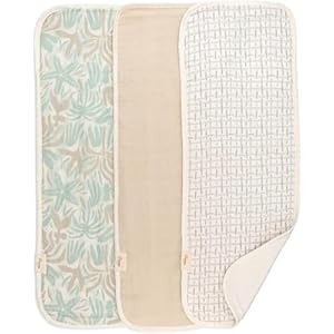 Crane Baby Burp Cloths, 3 Piece