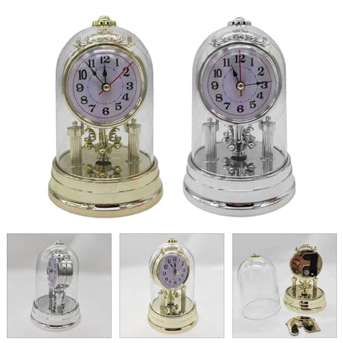 Reloj de escritorio antiguo para decoración de hogar elegante 3