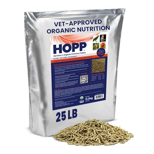 Harrison's Organic Premium Pellets HOPP - Certified Organic, Non-GMO, 25lb