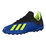  adidas Unisex-Erwachsene X Tango 18.3 TF Fußballschuhe, Blau (Fooblu/Amasol/Negbás 000), 38 2/3 EU