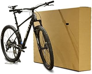Bicycle Cardboard Box - Double Walled Solid Cardboard Bike Box for Packing, Storing & Shipping | Best for Bikes, Mirrors, TV & Artworks | with Handles and Extra Strength | Multiple Sizes