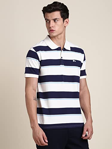 Image of Dennis Lingo Men's Slim Fit Navy Polo T-Shirt