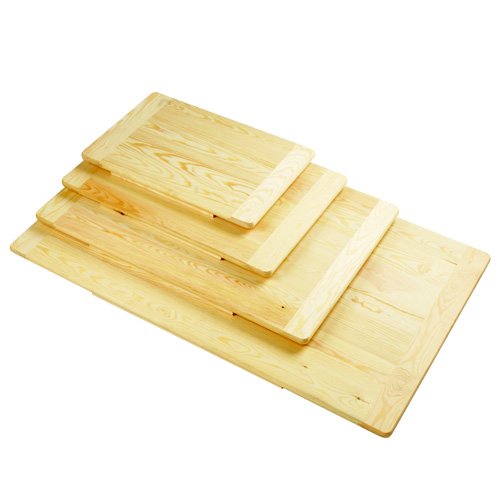 Panetta Casalinghin Legno Massiccio da Pasticceria, Beige, 100 x 60 x 2 cm, Legno, Beige, 100 x 60 x 2 cm