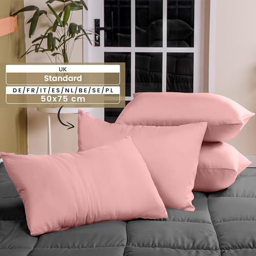 Utopia Bedding, 4 Pack Pillow Cases, OEKO-TEX, Standard Size 50x75 cm - Image 2