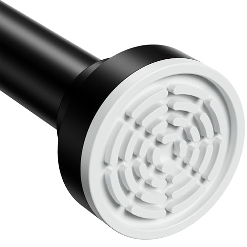 Abiglifty Black Shower Curtain Rod 30~60 Inches Adjustable Stainless Steel Shower Curtain Rods...