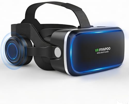 Gafas VR 3D con Auriculares - Gafas Realidad Virtual de Niños par...