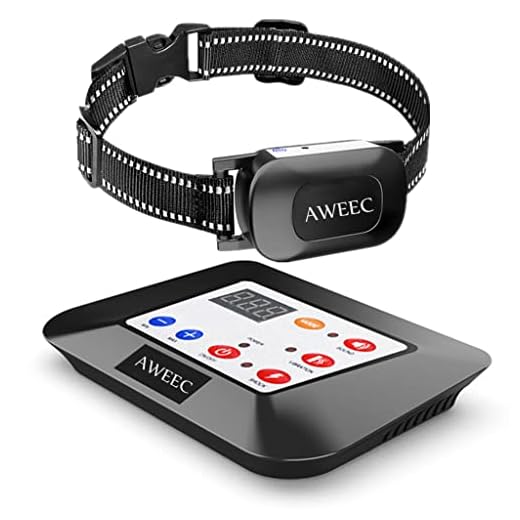 Aweec Wireless Dog Fence, 2-in-1 Electric Dog Fence & Training Collar with Remote, 2023 Pet Containment System, Dog Boundary Container,Suitable & Harmless for Small/Medium/Large Dogs