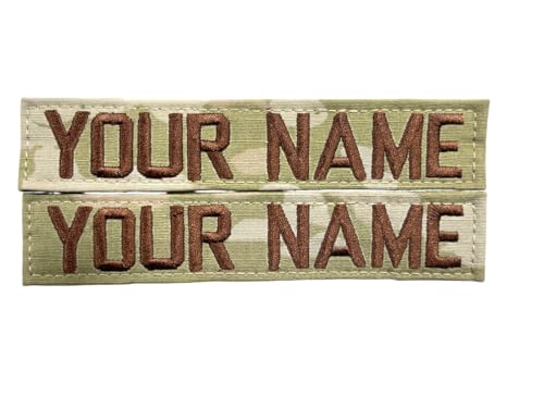 2 Pieces 3 Color OCP Air Force Name Tape, Army/3C Army SF/3C Space Force Name Tape, Sew on or with Hook Fastener