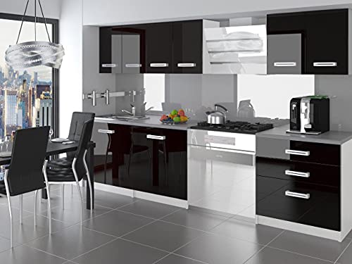  OTELLO  Cucina Completa Modulare + Lineare L 180cm 6 pz  Piano di lavoro INCLUSO  Set di mobili da cucina