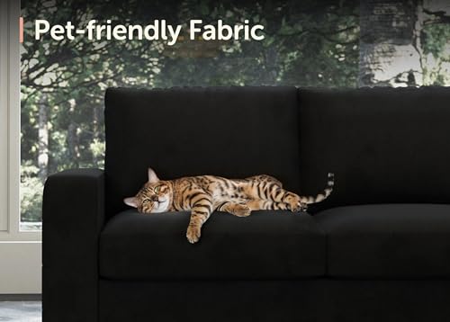 image for HONBAY Sectional Sleeper Sofa Pull Out Bed with Storage Chaise, Velvet