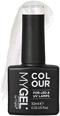 MYGEL by Mylee Nail Gel Polish 10ml [Once Upon a Night] UV/LED Soak-Off Nail Art Manicure Pedicure for Professional, Salon & Home Use [Fine Glitters Range] - Long Lasting & Easy to Apply