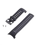Suunto D6i All Black Band Strap w/ screws (Stronger Strap for D6 Dive Computer)