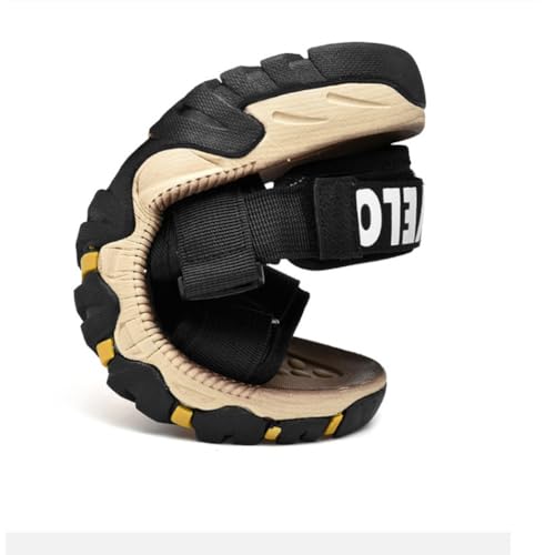 Men beach shoes with woven straps outdoor casual sports oversized breathable and non slip mesh sandals4