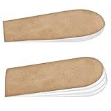 Heel Lifts, Adjustable Gel Shoes Lift Inserts for Leg Length Discrepancies, 3 Layers 1/4' to 1' Gel Shoe Heels Inserts Orthopedic Shoe Lift Heel Lifts for Women and Men