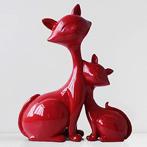 Statue de chat en résine pour décorer votre salon et bureau stylé