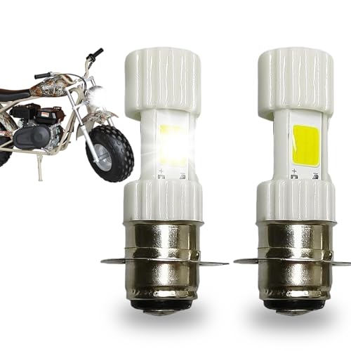 Chikia CT200U H6 Bulb P15D Light Bulb Compatible with Coleman CT200U CT200U-EX MB200 Axis M200 Mini Bike with Hi/Lo Beam