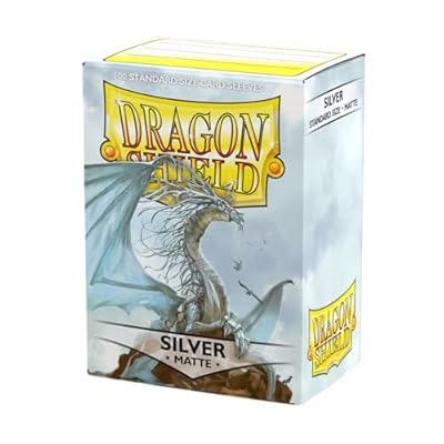 Dragon Shield - Matte Standard Size Sleeves 100Pk - Silver | Ya disponible en tu tienda friki favorita! En mundofriki.es!
