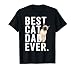 Best Cat Dad Ever Siamese Dad Siamese Cat Owner T-Shirt