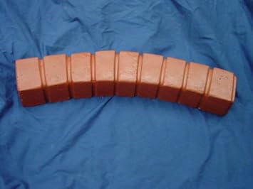Brick Curve Border Edging Plastic Craft Mold use with Concrete or Cement for Making edgers and Borders 5012