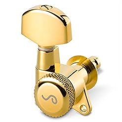 Schaller »M6 135 LOCKING MACHINE HEADS – GOLD – 3L/3R – LARGE METAL – 19.5mm LOCKING POST« Mécaniques pour Guitare – Set… - Les Beatles, Paul McCartney, John Lennon, RIngo Starr, George Harrison