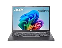 Acer Aspire 14 AI Copilot+ PC | 14" WUXGA Display | Intel Core Ultra 7 Processor 256V | NPU: Up to 47 Tops - GPU: Up to 64 Tops | Intel ARC 140V | 16GB LPDDR5X | 1TB SSD | Wi-Fi 6E | A14-52M-72S0