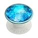 Produktbild PopSockets PopGrip - Ausziehbarer Sockel und Griff für Smartphones und Tablets mit einem Austauschbarem Top - Disco Crystal Blue