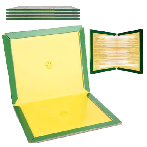 Image of Multi (10 or 5) Pack Strong Sticky Trap Pad And Boards For Multi Pests, Can Be Used Indoors At Homes And Offices Or Outdoor. Fold Into Any Shape. Non- Toxic. Eco- Friendly (23.7 X 16.8 X 0.4 cm)