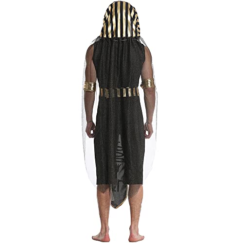 Image of Ulalaza Women's Cosplay Costume Cleopatra Greek Goddess Ancient Roman Warrior Uniform Outfit for Halloween Party