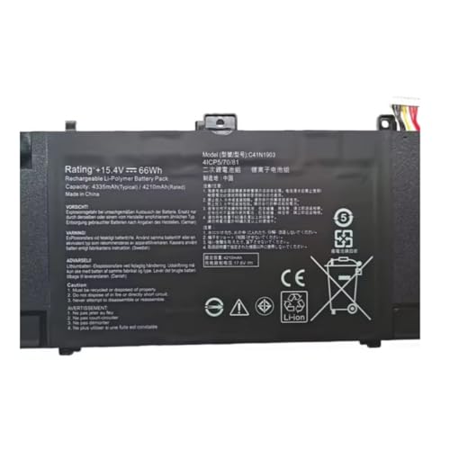 C41N1903�o�b�e���[�EAsus�m�[�g�p�\�R���݊����i�ł�ExpertBook B9450FA B9400CE B9450fa-xs74 66Wh4335mAh�����p�̃o�b�e���[ yz3-31i1587