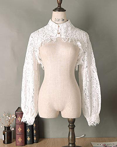 Elegtiskas Detachable Dickey Blouse False Collar Half Shirt Blouse Collar Crop Top4