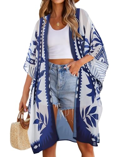 Image of Swimsuit Coverups for Women Sarong Beach Bikini Wrap Sheer Short Skirt Chiffon Scarf for Swimwear