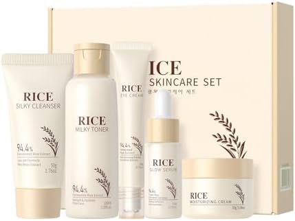 Korean Skincare Set,Glass Skin Care Gift Set,Rice Skin Care Sets ...