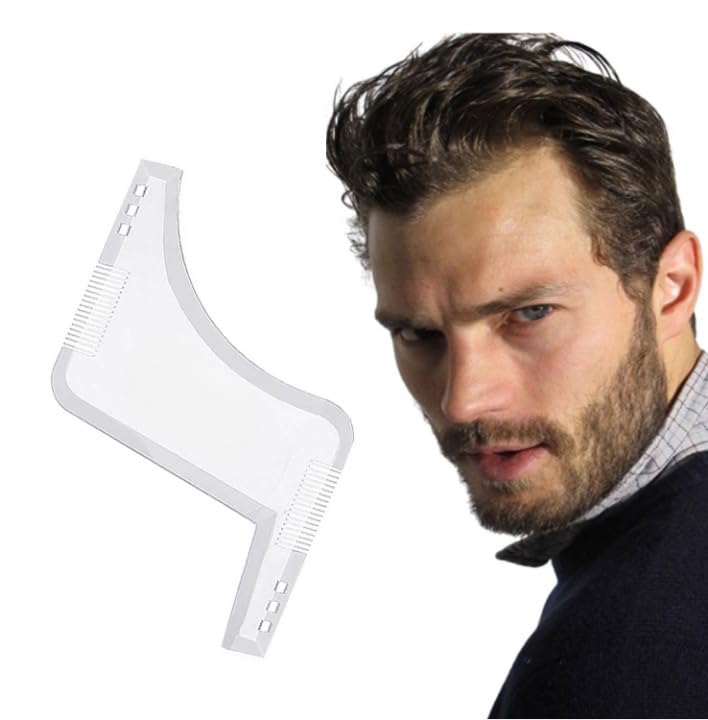 Prime Beard Shaper Tool Set Beard Shaping Comb Men Beard Accessories for Men Home and Salon Use Pack Of 1-image-16