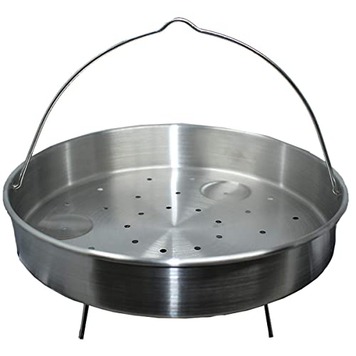 Bogner - Stainless Steel Pressure Cooker. 5 Safety Security System Valve, 4.2 & 6.3 Quartz Capacity Pots, Includes A Thick Glass Lid And Steamer For Cooking, Compatible With All Types Of Stoves #TOP4