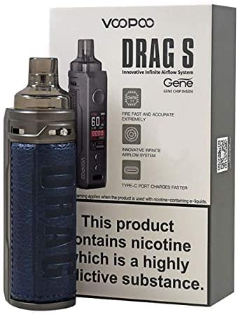 VOOPOO Drag S 60W 2500mAh Pod Kit UK (Galaxy Blue) : Amazon.de: Electronics  & Photo
