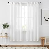 NICETOWN Sheer Curtain Set 72 inch