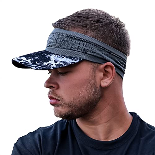Highterton Ultra Lightweight Visor, Foldable Visor For Men, Quick Drying Sun Visor - Neon Colors, Easy To Carry #TOP12