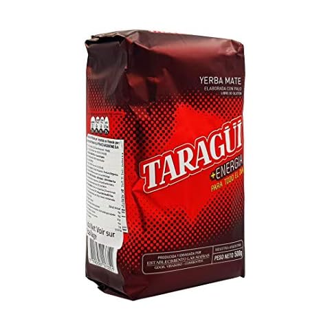 Taragui Mate Tee Energia, Argentinischer Mate Tee ohne Staub, Anregend und energetisierend, Perfekter Ersatz für Kaffee oder Energy Drinks Cover