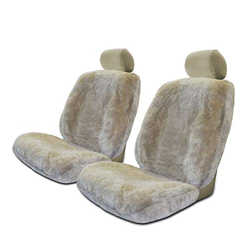 Aegis Cover Luxury Australian Sheepskin Semi Custom Sand Seat Cover One Piece (Headrest Cover Not Included) #TOP3