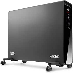 デロンギ(DeLonghi) マイカパネルヒーター ブラック 2~6畳 HMP900J-の デロンギ(DeLonghi) マイカパネルヒーター ブラック 2~6畳 HMP900J-の