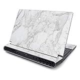 MightySkins Skin Compatible with Alienware Area-51M 17' (2019) - Frost Marble | Protective, Durable, and Unique Vinyl Decal wrap Cover | Easy to Apply, Remove, and Change Styles | Made in The USA