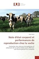 Note D'A(c)Tat Corporel Et Performances de Reproduction Chez La Vache 3841667430 Book Cover