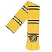 Harry Potter Hufflepuff Patch Knit Scarf,Yellow,One Size