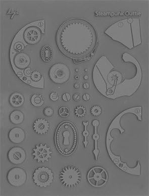 Lisa Pavelka Steampunk Outtie Texture Stamp by Lisa Pavelka