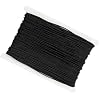 Gummiband für Armbänder, Elastische Faden, für Armbänder Perlen Auffädeln Halskette Schmuckherstellung DIY Handwerk (1mm x 40m, Schwarz) - 8