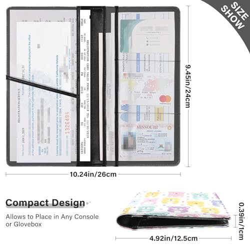 Organizador de Documentos para Auto Piel miniatura 3