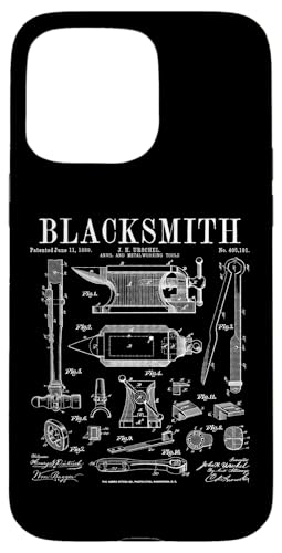 Blacksmith Anvil And Tools ���B���e�[�W�����}�ʃv�����g �X�}�z�P�[�X iPhone 15 Pro Max �p