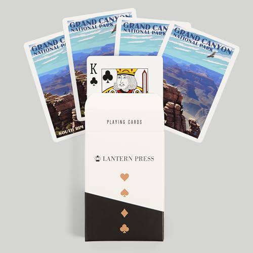 Lantern Press Naipes Poker Gran Cañón 52 Cartas miniatura 6