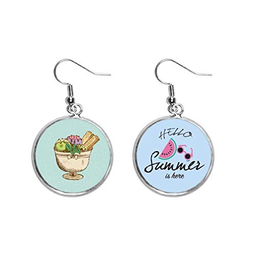 Pendientes de sandía para lucir en tus tardes de playa este verano
