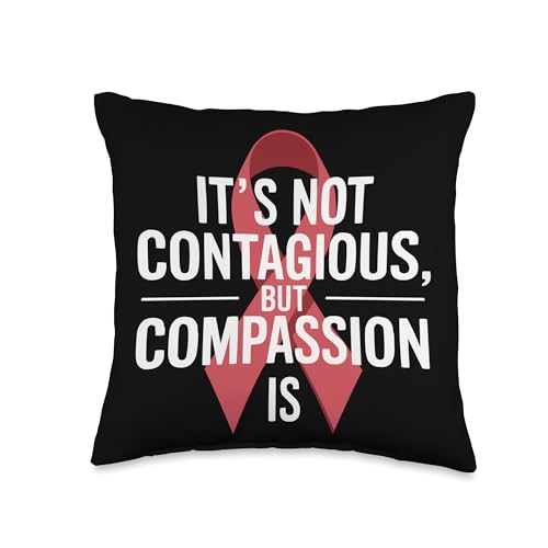 Rosacea Awareness Skin Disease Facial Redness Throw Pillow